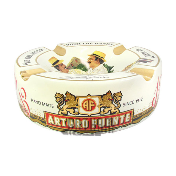 Arturo Fuente Hands of Time Ashtray white front