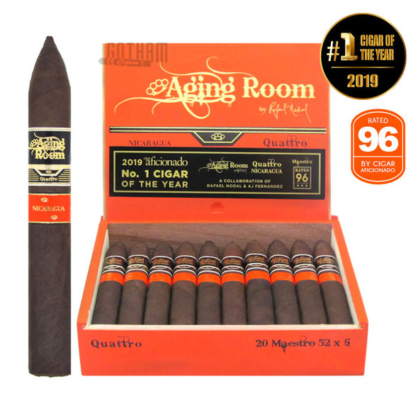 Aging Room Quattro Nicaraguan Maestro open box and stick