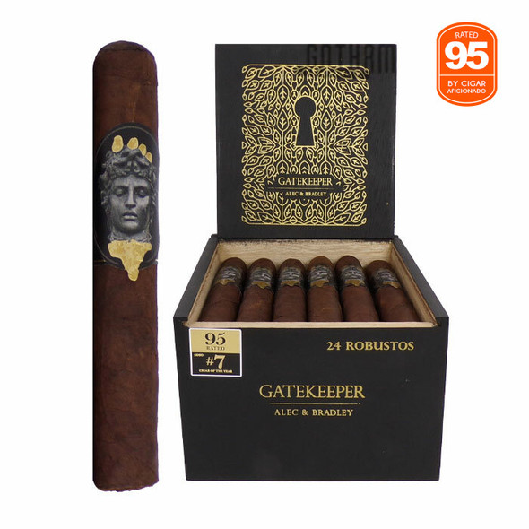 Alec & Bradley Gatekeeper Robusto open box and stick