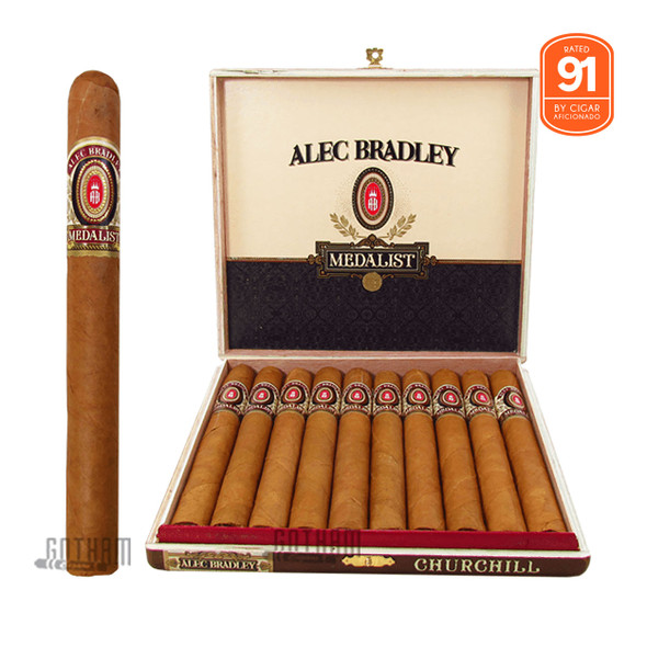 Alec Bradley Medalist Churchill Box and Stick