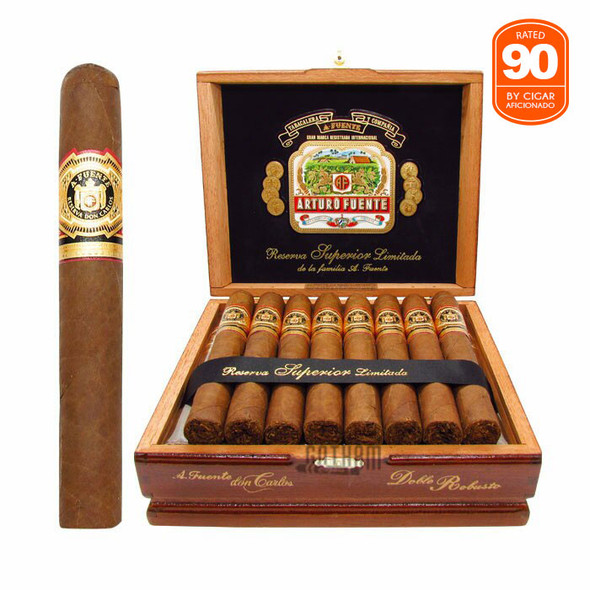 Arturo Fuente Don Carlos Double Robusto Open Box and Stick
