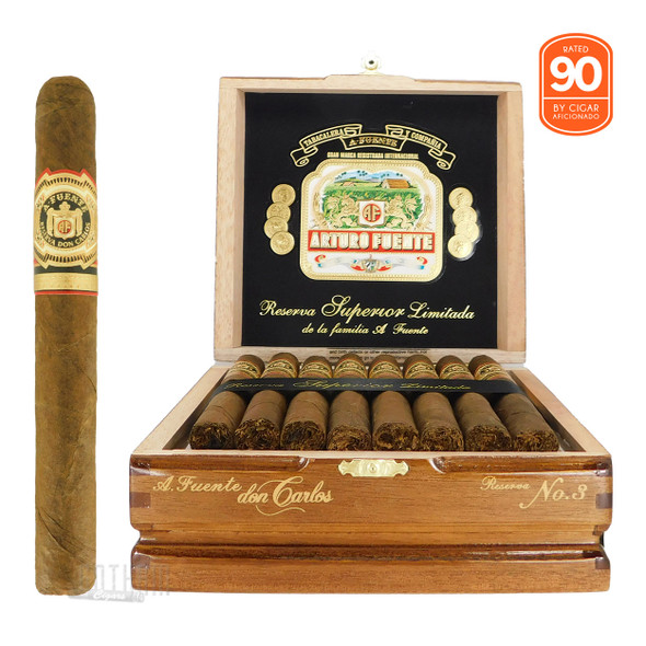 Arturo Fuente Don Carlos No. 3 box and stick