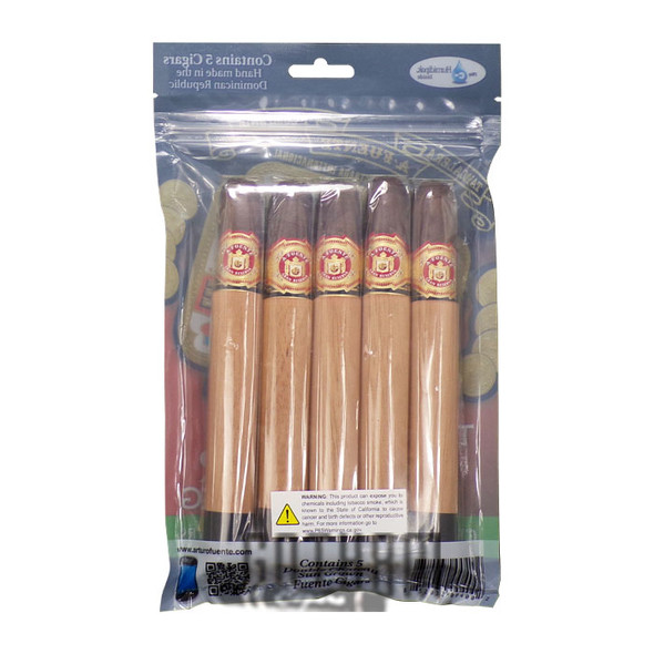 Arturo Fuente Sun Grown Double Chateau 5pk Humi Bag - Back