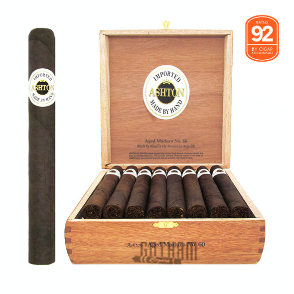 Ashton Aged Maduro No. 60 open box and stick