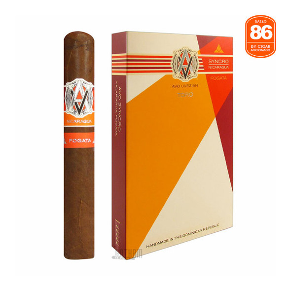 Avo Syncro Nicaragua Fogata Toro 4 Pack box and stick