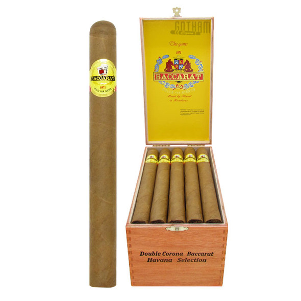 Baccarat Double Corona Open Box and Stick
