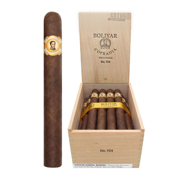 Bolivar Cofradia No. 754 Open Box and Stick