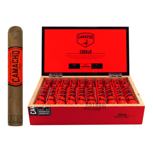 Camacho Corojo Robusto Tubo Box and Stick
