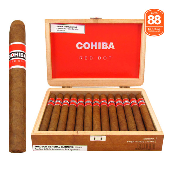 Cohiba Red Dot Corona Open Box and Stick