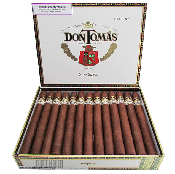 Don Tomas Sun Grown Presidente box