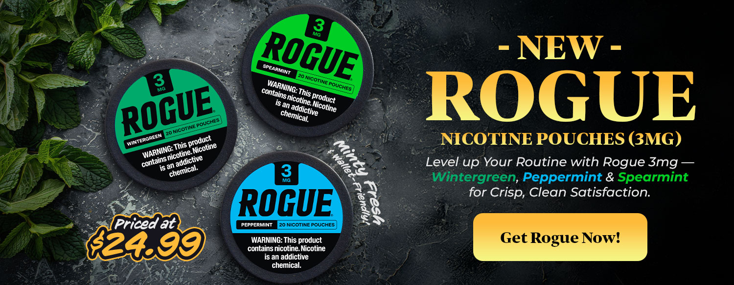 New Rogue Nicotine Pouches (3MG)