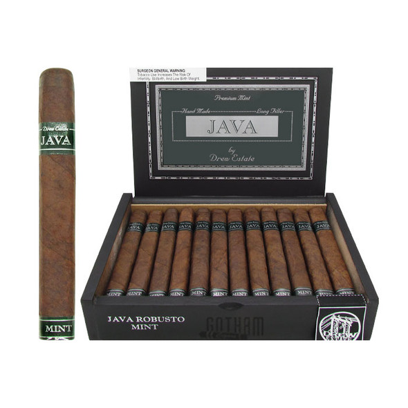 Java Mint Robusto Open Box and Stick