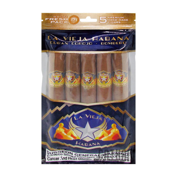 La Vieja Habana Cuban Corojo Bombero 5 Pack Humi Bag