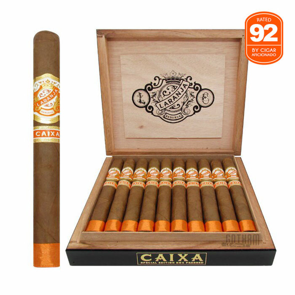 Laranja Reserva Caixa Box-Pressed Open Box and Stick