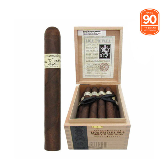 Liga Privada No. 9 Toro Open Box and Stick