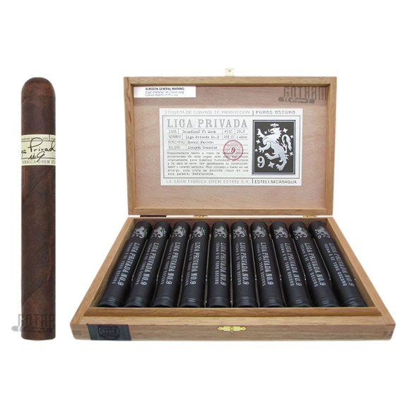 Liga Privada No. 9 Toro Tubo Open Box and Stick