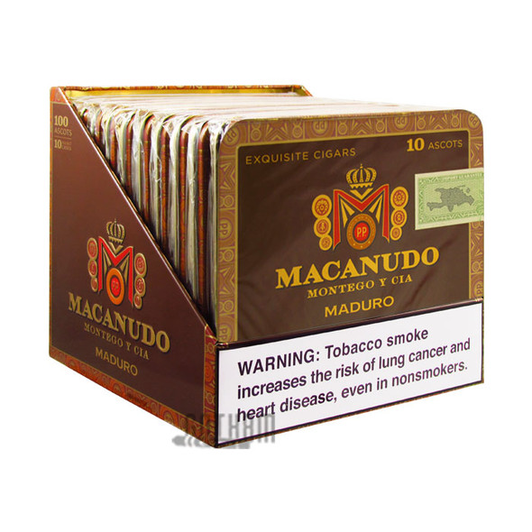 Macanudo Maduro Ascots Tins