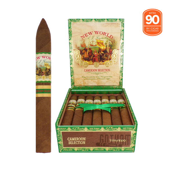 New World Cameroon Torpedo open box and stick