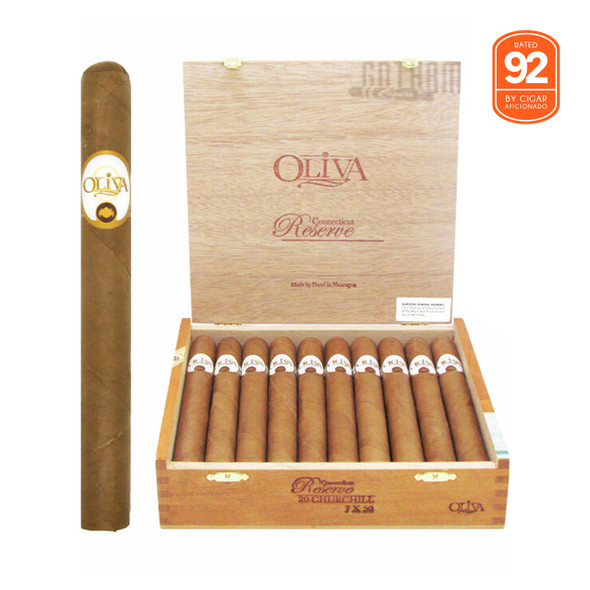 Oliva Connecticut Reserve Churchill Open box and stick