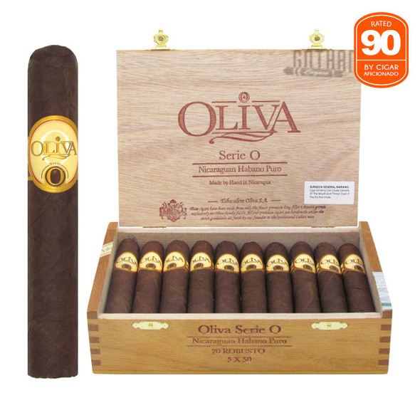 Oliva Serie O Robusto Open box and stick