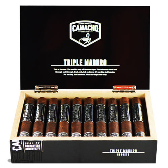 Camacho Triple Maduro Robusto open box