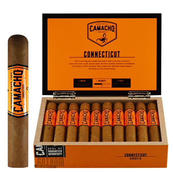 Camacho Connecticut Robusto Box & Stick