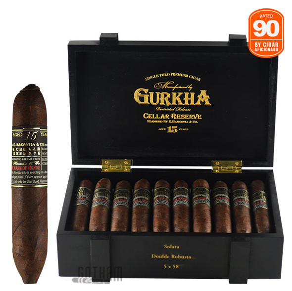 Gurkha Cellar Reserve Limitada 15 Year Solara Open Box and Stick