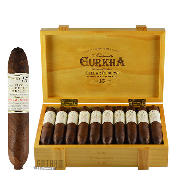 Gurkha Cellar Reserve Solara Open Box and Stick