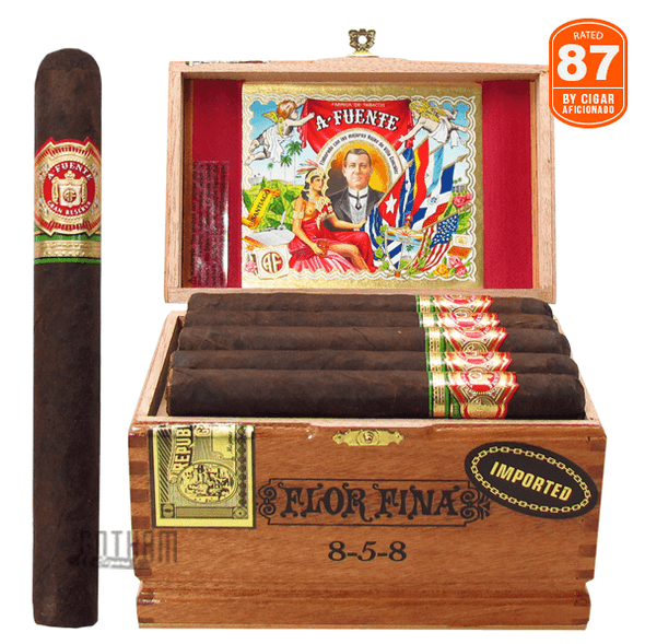 Arturo Fuente Flor Fina 858 Maduro Box and Stick