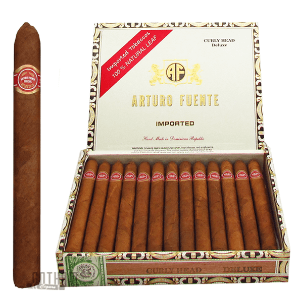 Arturo Fuente Curly Head Natural Deluxe  Box & Stick