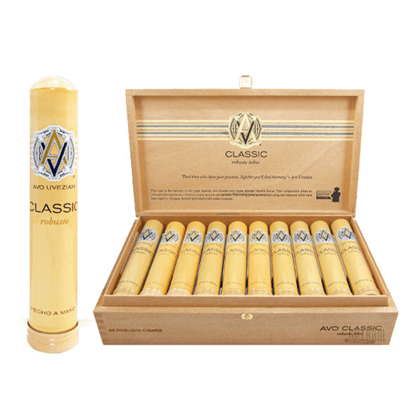 AVO Robusto Tubos Open box and tube