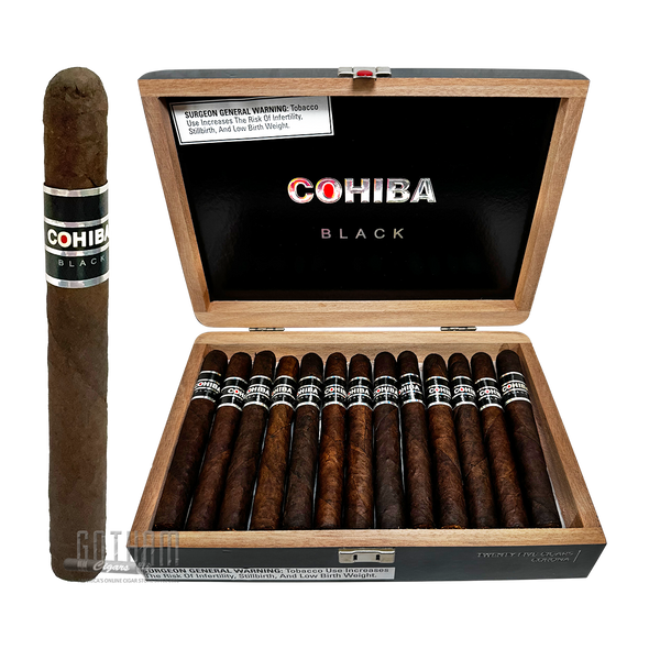 Cohiba Black Corona Open Box and Stick