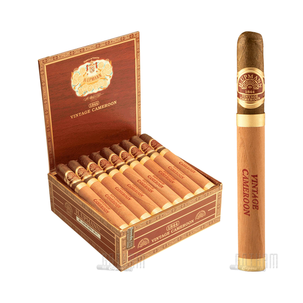 H. Upmann Vintage Cameroon Churchill Open Box and Stick