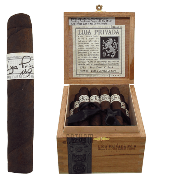 Liga Privada No. 9 Petit Corona Box and Stick