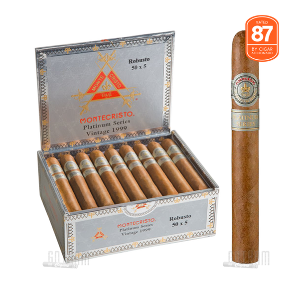 Montecristo Platinum No. 3 Open Box and Stick
