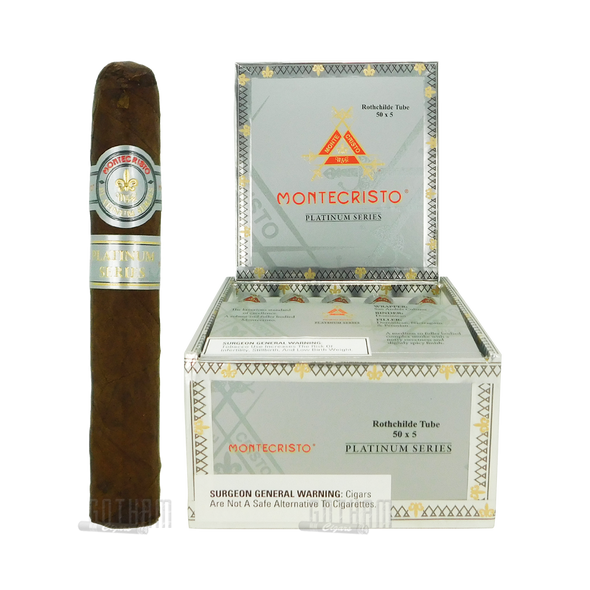 Montecristo Platinum Tubes Rothchilde Open Box and Stick