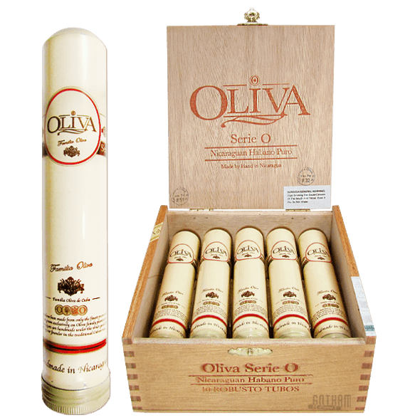 Oliva Serie O Tubos Box open box and tube