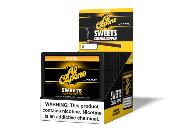 Al Capone Sweets Filter Cigars Box