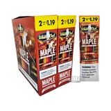 White Owl Cigarillos Maple Bourbon Box with Pouch